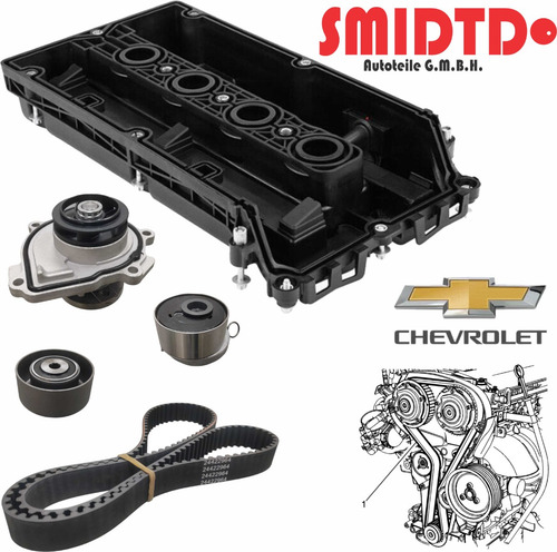 Kit Distribucion Bomba Agua Juntas Tapa Gmc Cruze 1.8l 10-15