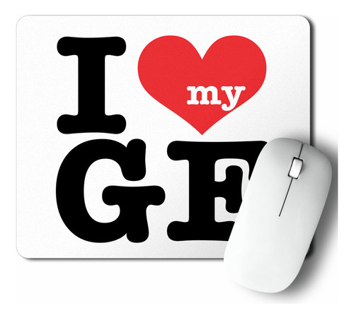 Mouse Pad I Love My Girlfriend (d0213 Boleto.store)