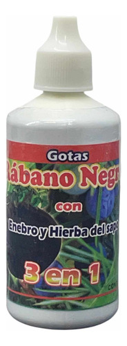 Extracto Natural De Rábano Negro 60 Ml En Gotas