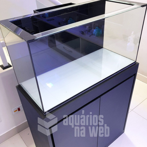 Imagem 6 de 9 de Aquário Completo 80x35x40 Bean Animal Com Sump E Móvel 162l