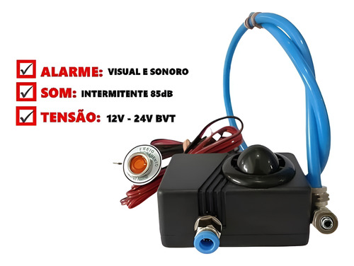 Sensor Freio Estacionamento Trava Manetim Caminhão 12v 24v
