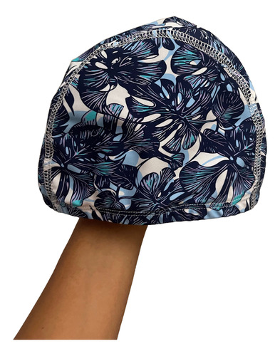 Gorro De Natación 100% Lycra Suave Con Diseño