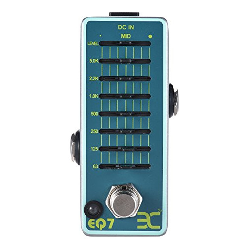 Minipedal De Guitarra Ecualizador Eq De 7 Bandas