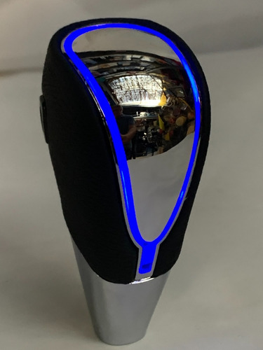 Imagen 9 de 9 de Palanca Pomo Cambio Deportivo Luz Led Rgb Cargable 12v L348