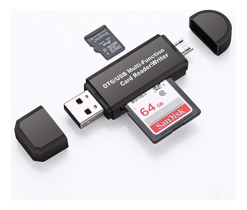 Clwhj Lector Tarjeta Sd Adaptador Micro Otg Usb 2.0 Escritor