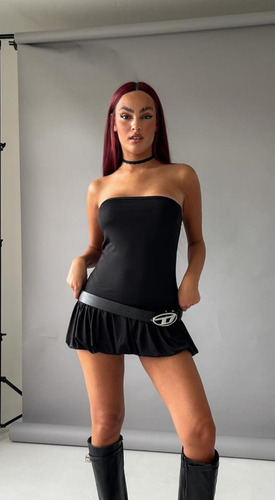 Vestido Corto Ajustado Malfatti
