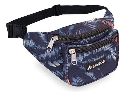 Riñonera Everest Unisex Deportivo Ajustable - Dark Tropical