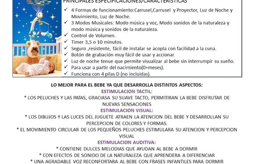 Movil Mami Pata Proyector Y Grabador Vtech Maternelle Blanco Mamá Pata (Usado)