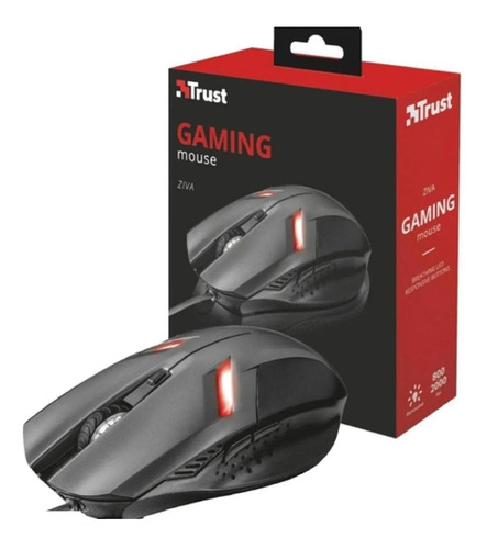 Mouse Gamer Trust Ziva Usb 2000 Dpi