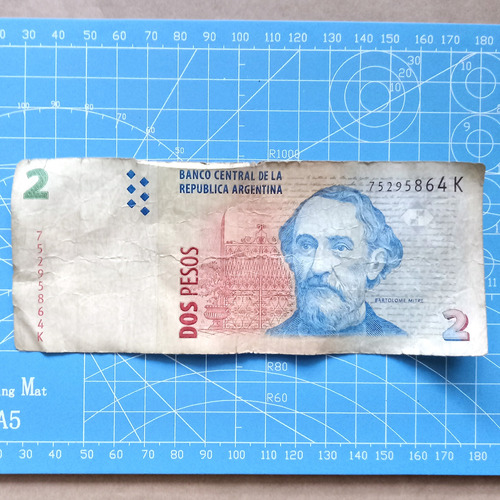 Billete 2 Pesos Argentina