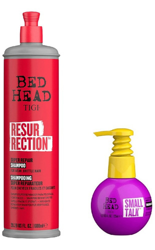 Tigi Bed Head Resurrection Shampoo 400 Ml + Small Talk Mini