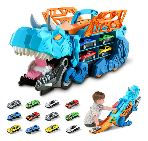 El Coche De Juguete Transforming Dinosaur Viene Con Coches P