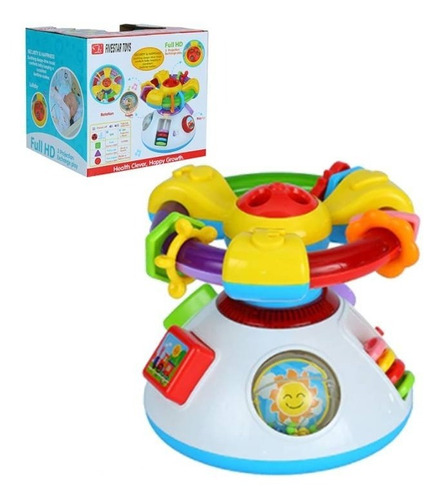 Volante Musical Proyector Rotatorio Para Bebes Learning Fun 