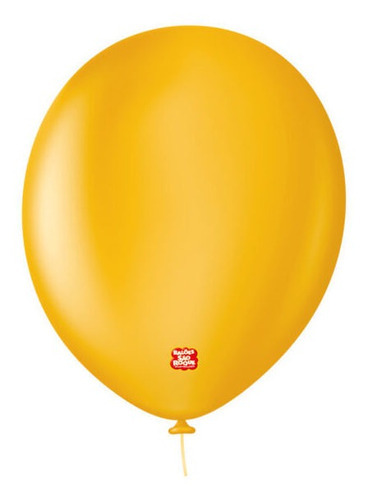 Balão Profissional Premium - Amarelo Ouro 16 40cm - 10 Un