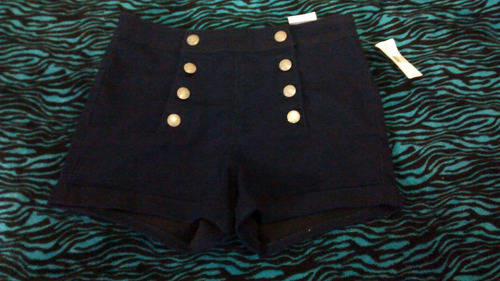 Short Corte Alto Talla Xs Nuevo High Waisted