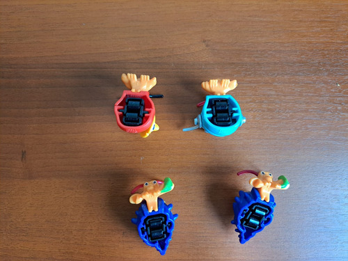 Juguetes 4 Caracoles Kinder Sorpresa (Usado)