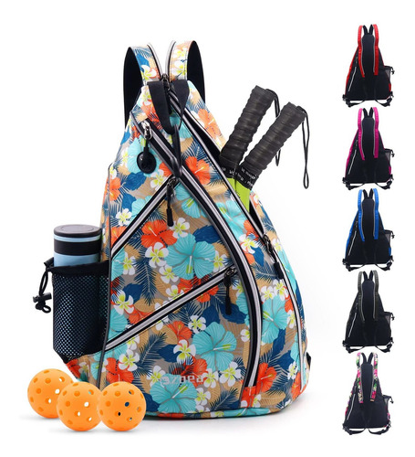 Bolsa Pickleball Deportiva Para Dama Hombre Mochila Agua