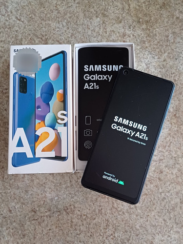 Celular Samsung A21s Color Azul / 32gb Memoria 3gb Ram