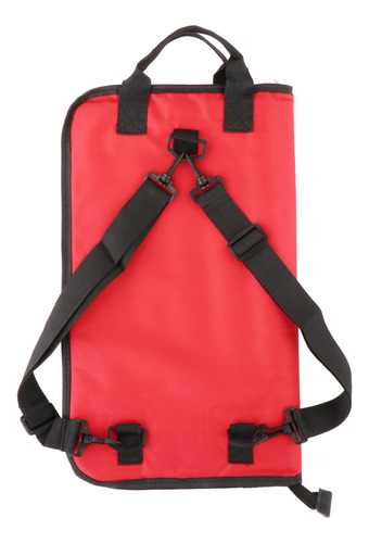 Drum Stick Gig Bag Resistente Al Agua Rojo Puesto 24 Palos
