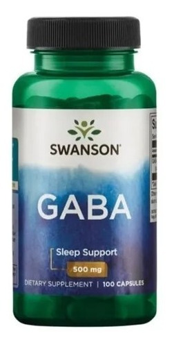 Swanson Gaba Acido Gamma Aminobutirico 500mg 100 Caps Sfn