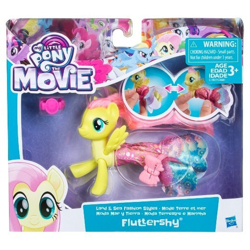 My Little Pony-fluttershy The Movie- Moda Mar Hasbro