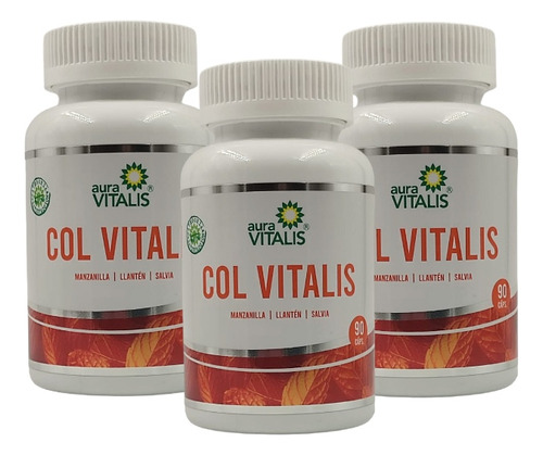 Colon Vitalis Pack 3 Frascos Colon Irritable