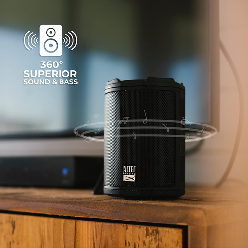 Altavoz Inalámbrico Altec Lansing, Bt, Sonido 360° Negro