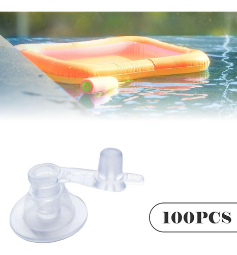 100pcs Anillos De Natación De Bomba Inflar De Válvula