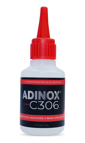 Imagen 1 de 6 de Adinox® C306, Adhesivo Instantáneo Secado Rápido 