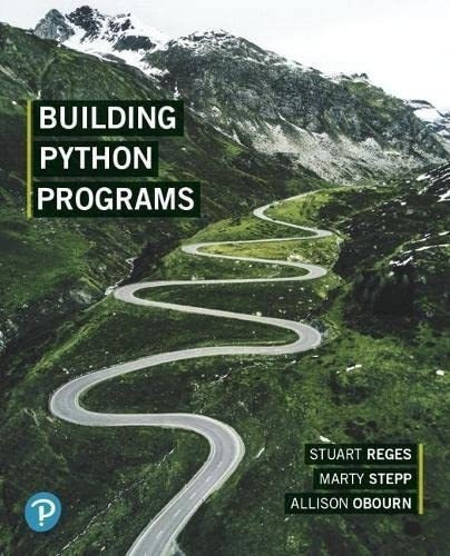 Building Python Programs - Reges, Stuart, De Reges, Stu. Editorial Pearson En Inglés
