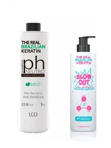 Kit Biotina Capilar + Shampoo Neutro The Real Brazilian 