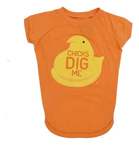 Camiseta Para Perros Peeps For Pets Chicks Dig Me, Talla X-s