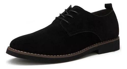 Zapatos Formales Hombre Piel Nobuck Talla Grande