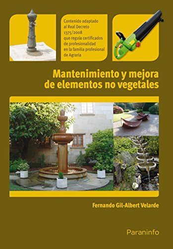 Libro Mantenimiento Y Mejora De Elementos No Vegetales - Gil