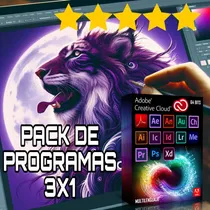 Comprar Programas De Diseño Y Edicion Adobe Photoshop Pack 3x1