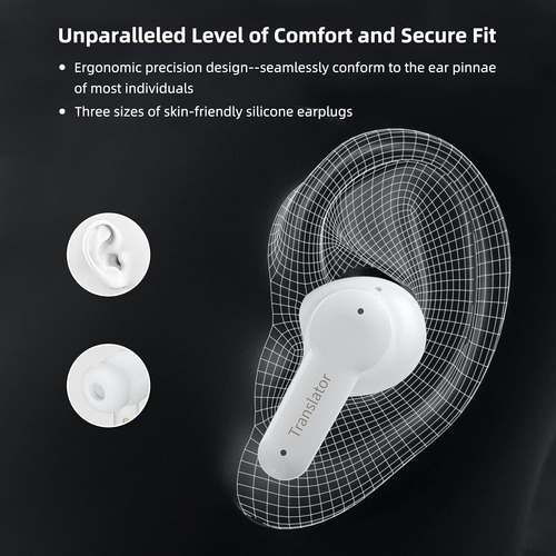 Os Fones De Ouvido M3 Offline Language Translator Suportam 1