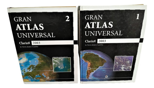 Gran Atlas Universal Clarín 2003 2 Tomos Completos