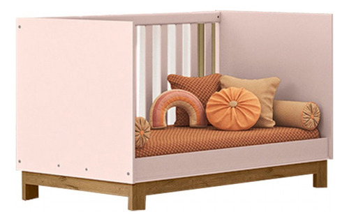 Quarto Infantil Completo Lion 4 Portas 6 Gavetas Rosa - Pnr