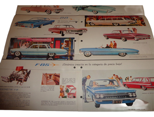 Oldsmobile Linea 1961 Catalogo De Venta Original (Usado)
