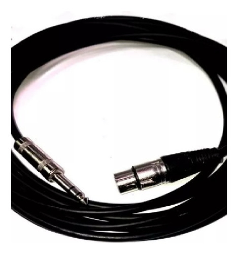 Cable Xlr Hembra A Plug 6.3 Balanceado De 30 Metros
