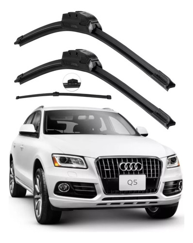 3 Plumas Limpiaparabrisas Audi Q5 2013 2014 2015 2016 2017