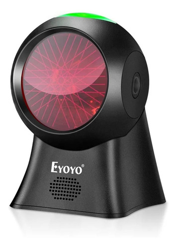 Leitor de código de barras Eyoyo EY-7100 USB/RS-232 1D 5V preto