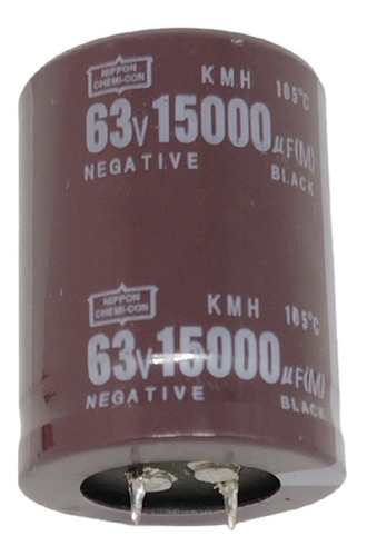 Capacitor Elect Nippon Chemi-con  15000uf 63v 105ºc Pack X 5