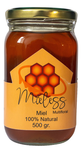 Miel De Abeja Pura - 500 Gr