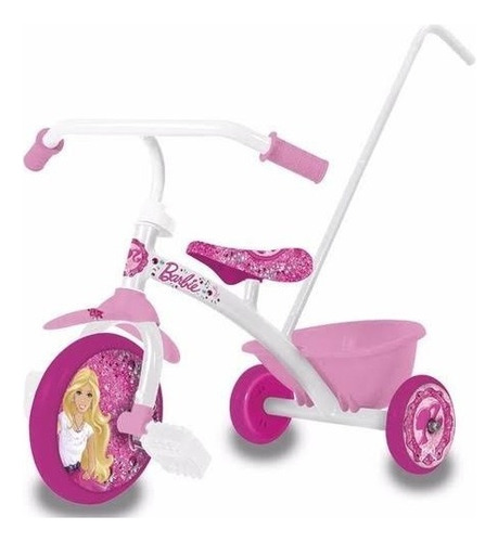 Triciclo Multifuncional Unibike Little Barbie