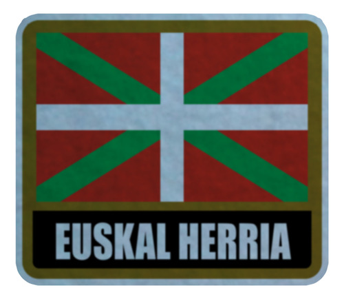 Parche Felpa Para Coser 7cm Set X4 Bandera Euskera Euskera-04 Euskera-04