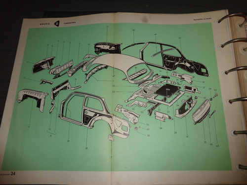 Volkswagen 1500 Tipo 3 Catalogo De Repuestos Original