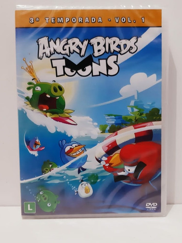 Dvd Original Angry Birds Terceira Temporada Volume 1
