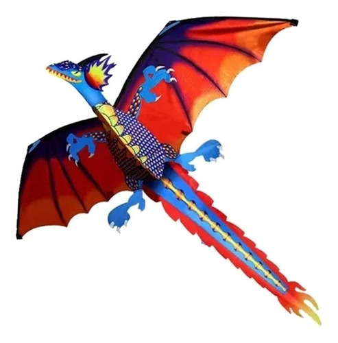 Lazhu Linda Supersize 3d Dragon Kite For Niños Adultos .