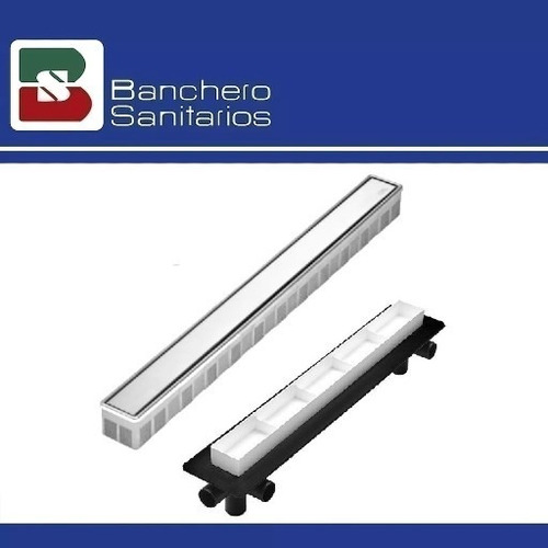 Imagen 2 de 7 de Desagüe Lineal Awaduct 650 Acero Inox Lisa + Colector